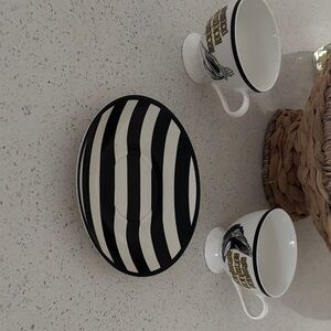Beetlejuice Tea mug set with matching plate